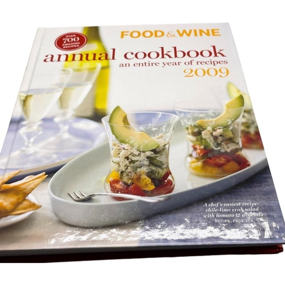 Food and Wine Annual Cookbook 2009 Hardcover recipes for all occasions READ